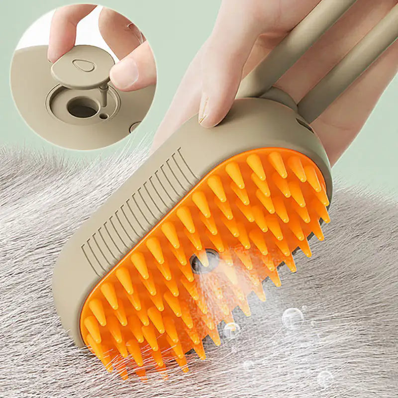 3-in-1 Electric Spray Brush | Pet Grooming Comb & Hair Removal Tool